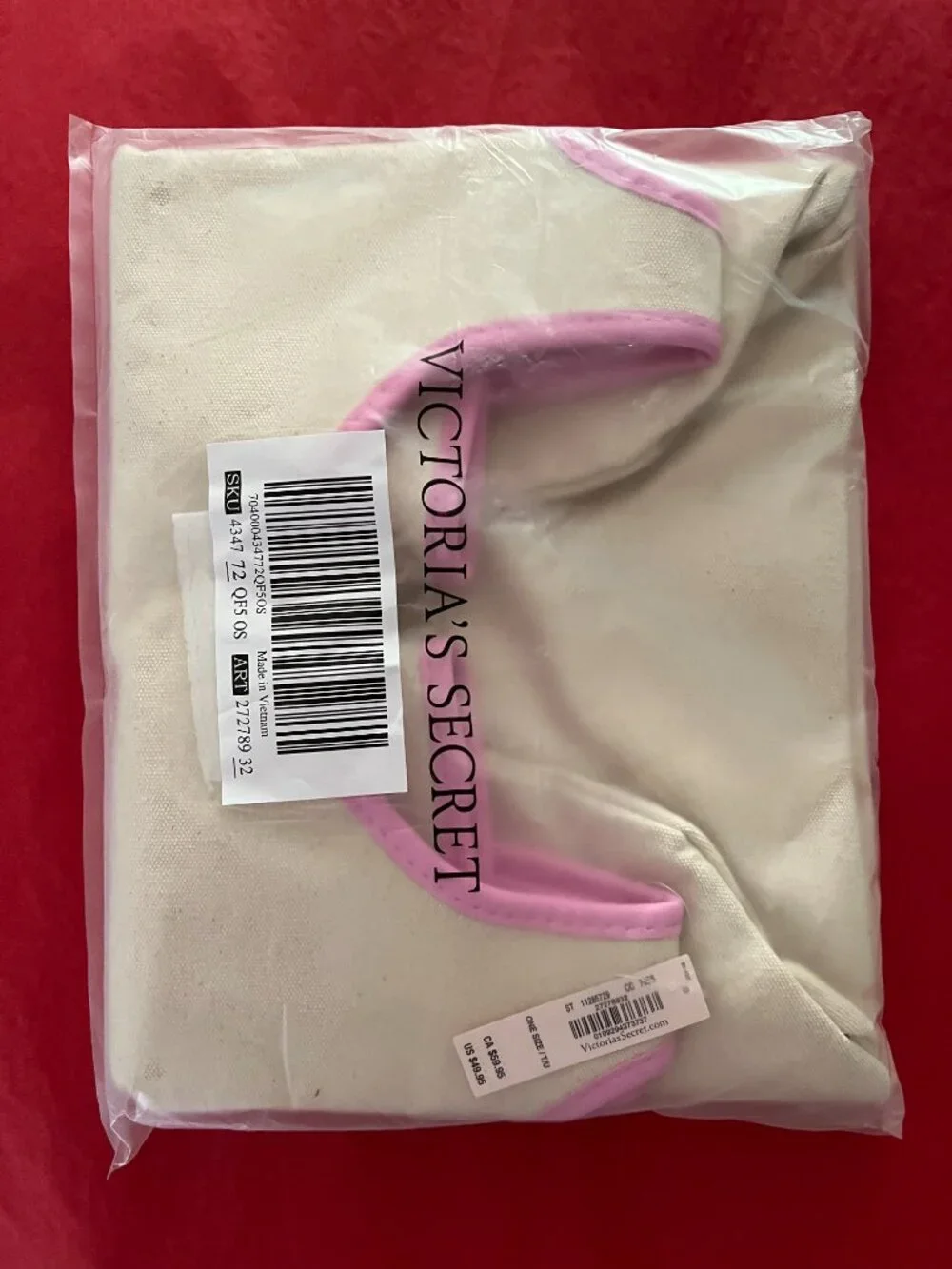 Victoria's Secret Canvas Tote Bag NWT